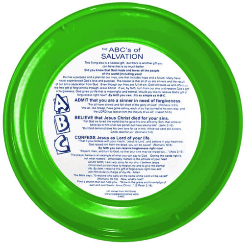 ABCs of Salvation Slip Disc (Back)